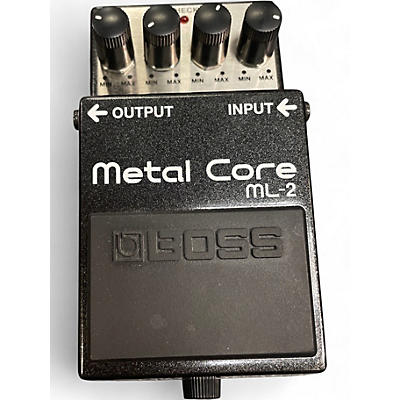 Used BOSS ML2 Metal Core Distortion Effect Pedal