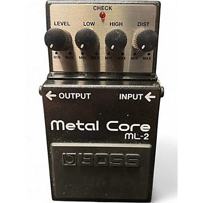 Used BOSS ML2 Metal Core Distortion Effect Pedal