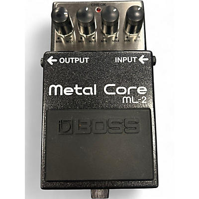 Used BOSS ML2 Metal Core Distortion Effect Pedal
