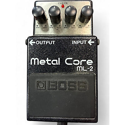 Used BOSS ML2 Metal Core Distortion Effect Pedal
