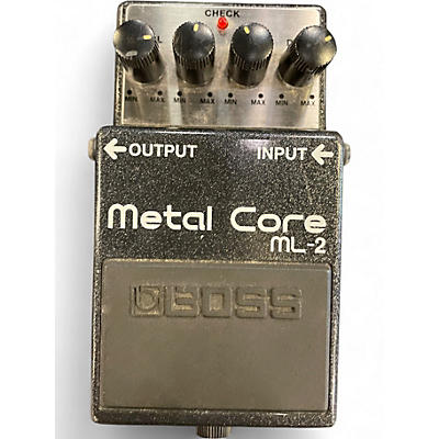 Used BOSS ML2 Metal Core Distortion Effect Pedal