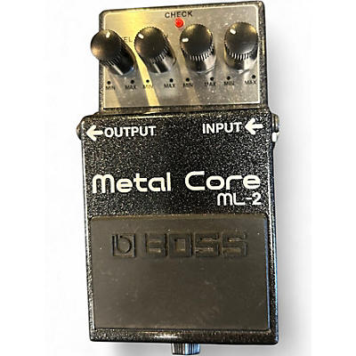 Used BOSS ML2 Metal Core Distortion Effect Pedal