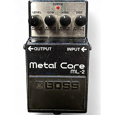 Used BOSS ML2 Metal Core Distortion Effect Pedal