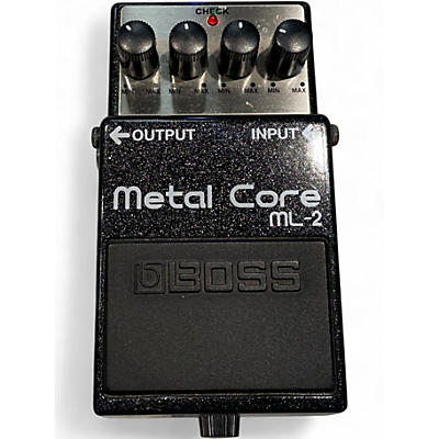 Used BOSS ML2 Metal Core Distortion Effect Pedal