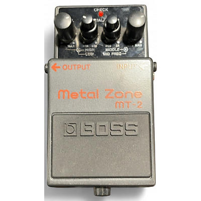 Used BOSS MT-2 Metal Zone Effect Pedal