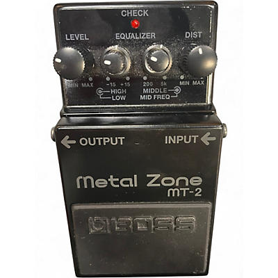 Used BOSS MT2 Metal Zone Distortion 30th Anniversary Effect Pedal