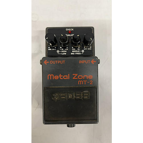 BOSS Used BOSS MT2 Metal Zone Distortion Effect Pedal