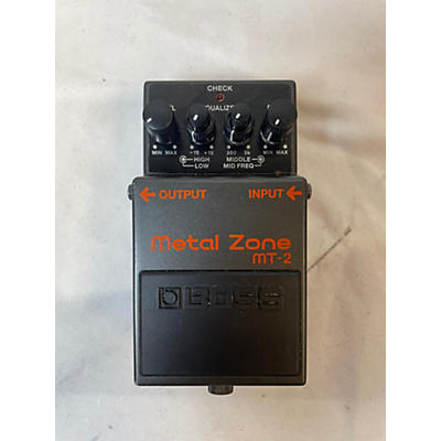 BOSS Used BOSS MT2 Metal Zone Distortion Effect Pedal