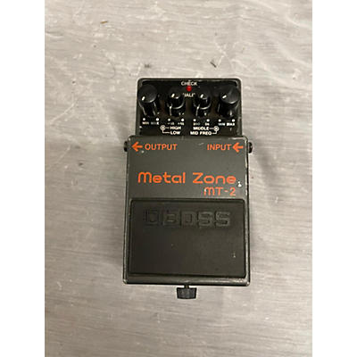 BOSS Used BOSS MT2 Metal Zone Distortion Effect Pedal