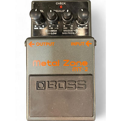 BOSS Used BOSS MT2 Metal Zone Distortion Effect Pedal