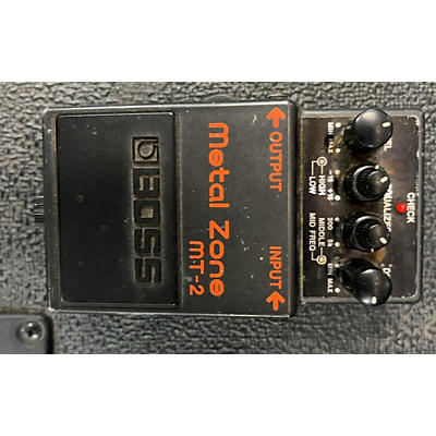 BOSS Used BOSS MT2 Metal Zone Distortion Effect Pedal