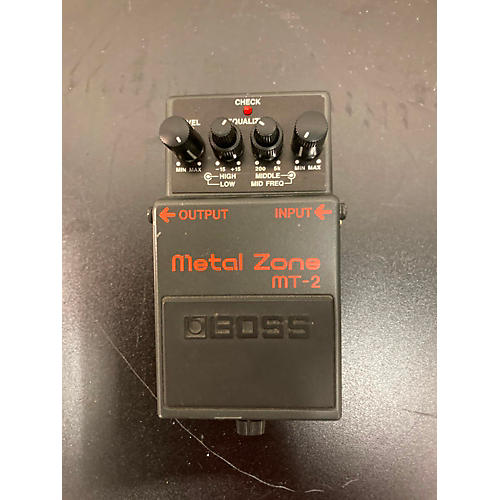 BOSS Used BOSS MT2 Metal Zone Distortion Effect Pedal