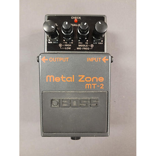 BOSS Used BOSS MT2 Metal Zone Distortion Effect Pedal