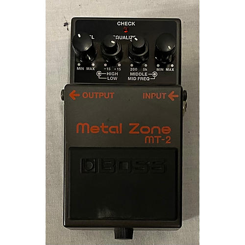 BOSS Used BOSS MT2 Metal Zone Distortion Effect Pedal