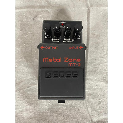 BOSS Used BOSS MT2 Metal Zone Distortion Effect Pedal