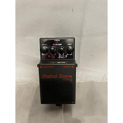 BOSS Used BOSS MT2 Metal Zone Distortion Effect Pedal