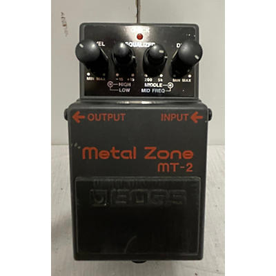 BOSS Used BOSS MT2 Metal Zone Distortion Effect Pedal