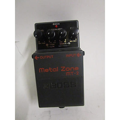 BOSS Used BOSS MT2 Metal Zone Distortion Effect Pedal