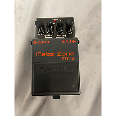 BOSS Used BOSS MT2 Metal Zone Distortion Effect Pedal