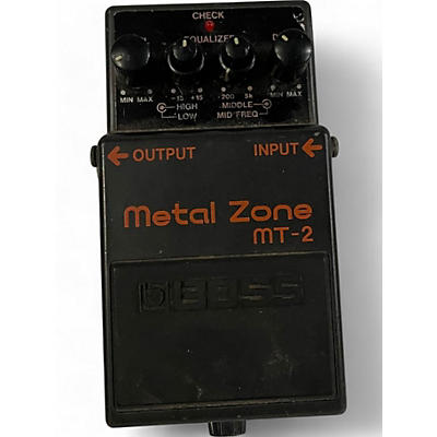 BOSS Used BOSS MT2 Metal Zone Distortion Effect Pedal