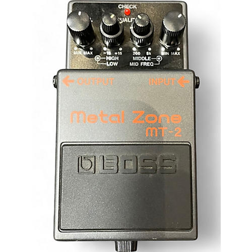 BOSS Used BOSS MT2 Metal Zone Distortion Effect Pedal