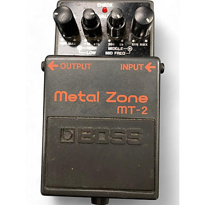 BOSS Used BOSS MT2 Metal Zone Distortion Effect Pedal