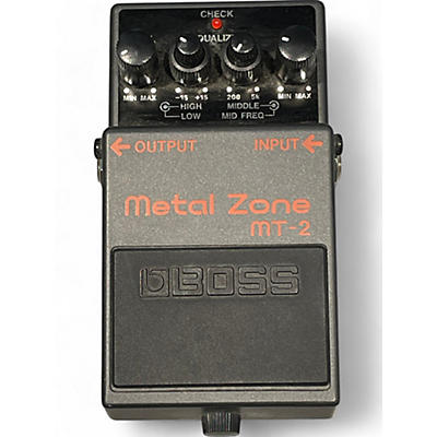 BOSS Used BOSS MT2 Metal Zone Distortion Effect Pedal