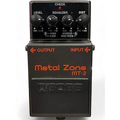 BOSS Used BOSS MT2 Metal Zone Distortion Effect Pedal