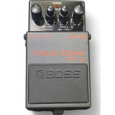 BOSS Used BOSS MT2 Metal Zone Distortion Effect Pedal