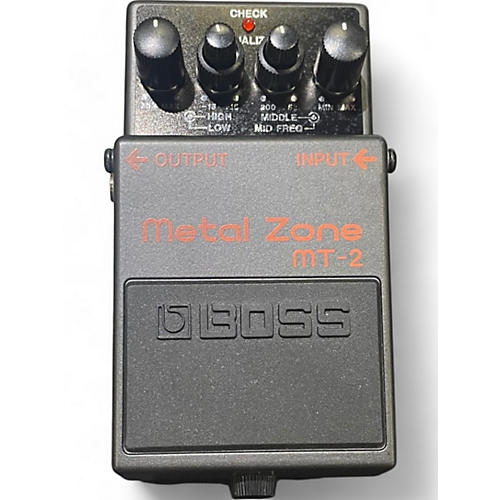 BOSS Used BOSS MT2 Metal Zone Distortion Effect Pedal