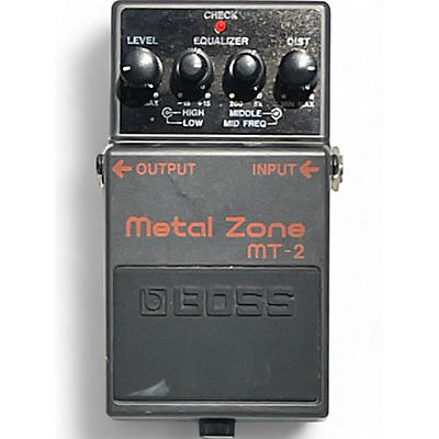 BOSS Used BOSS MT2 Metal Zone Distortion Effect Pedal