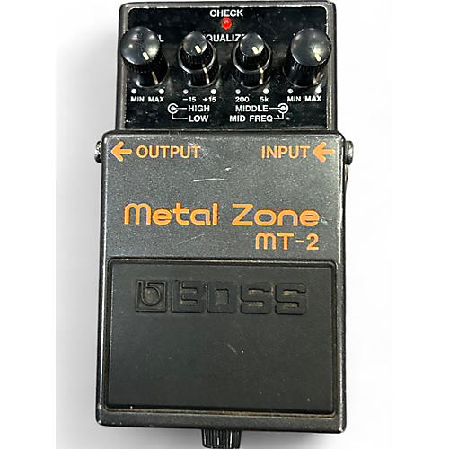 BOSS Used BOSS MT2 Metal Zone Distortion Effect Pedal