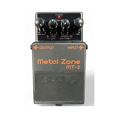 BOSS Used BOSS MT2 Metal Zone Distortion Effect Pedal