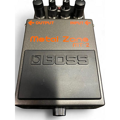 Used BOSS MT2 Metal Zone Distortion Effect Pedal