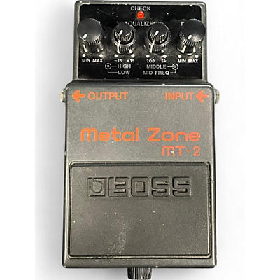 BOSS Used BOSS MT2 Metal Zone Distortion Effect Pedal