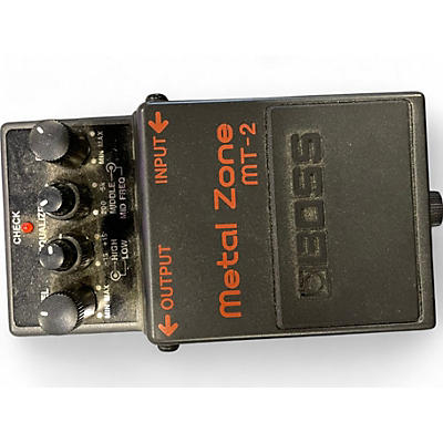 Used BOSS MT2 Metal Zone Distortion Effect Pedal