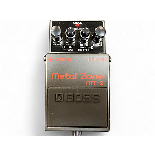 BOSS Used BOSS MT2 Metal Zone Distortion Effect Pedal