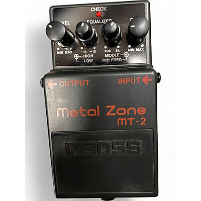 BOSS Used BOSS MT2 Metal Zone Distortion Effect Pedal