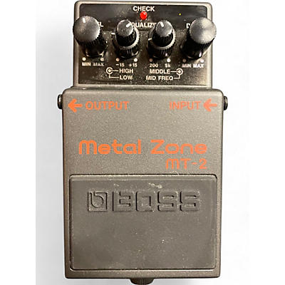 BOSS Used BOSS MT2 Metal Zone Distortion Effect Pedal