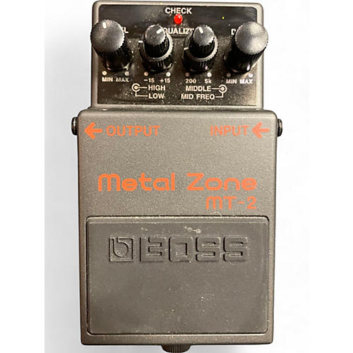 BOSS Used BOSS MT2 Metal Zone Distortion Effect Pedal