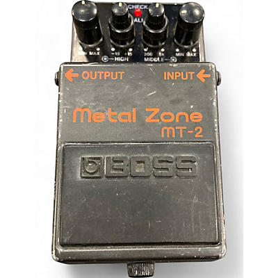 Used BOSS MT2 Metal Zone Distortion Effect Pedal