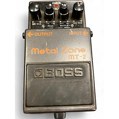 BOSS Used BOSS MT2 Metal Zone Distortion Effect Pedal