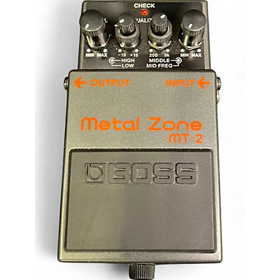 Used BOSS MT2 Metal Zone Distortion Effect Pedal