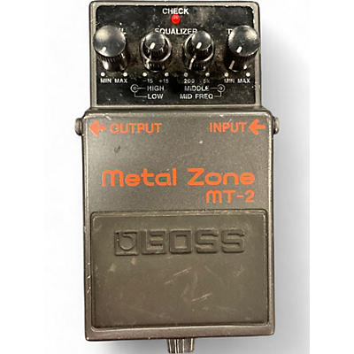 Used BOSS MT2 Metal Zone Distortion Effect Pedal