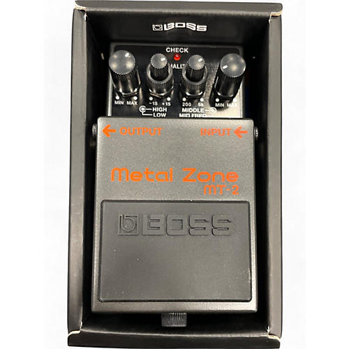 Used BOSS MT2 Metal Zone Distortion Effect Pedal