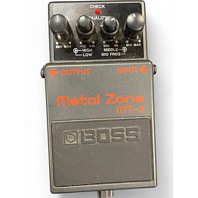 BOSS Used BOSS MT2 Metal Zone Distortion Effect Pedal