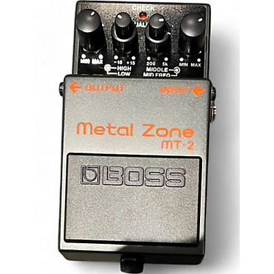 Used BOSS MT2 Metal Zone Distortion Effect Pedal