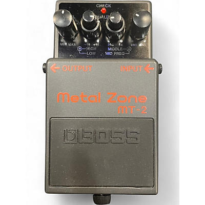 Used BOSS MT2 Metal Zone Distortion Effect Pedal