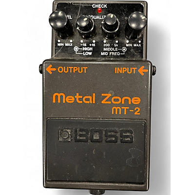 Used BOSS MT2 Metal Zone Distortion Effect Pedal