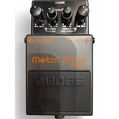 Used BOSS MT2 Metal Zone Distortion Effect Pedal